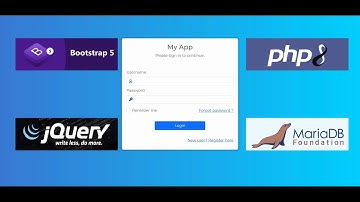 PHP Beyond Basics: /PHP8/MARIA DB/BOOTSTRAP - 5/-Simple Login #2 (2021)