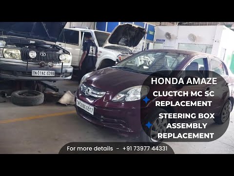 How to Honda amaze clutch Assembly Replacement | Steering Gear box Replacement | Honda amaze