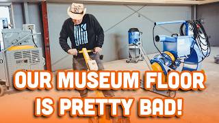 OUR FLOORS WERE BAD! Runyon Surface Prep to the Rescue!