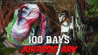 I Survived 100 Days In JURASSIC PARK!