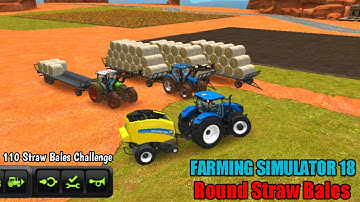 FS 18 - How To Make Straw Bales In FS 18 - Farming Simulator 18 Multiplayer Gameplay
