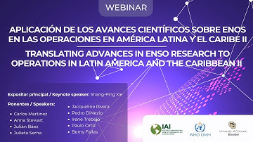 Aplicación de los avances en la investigación sobre ENSO a las operaciones en ALC II