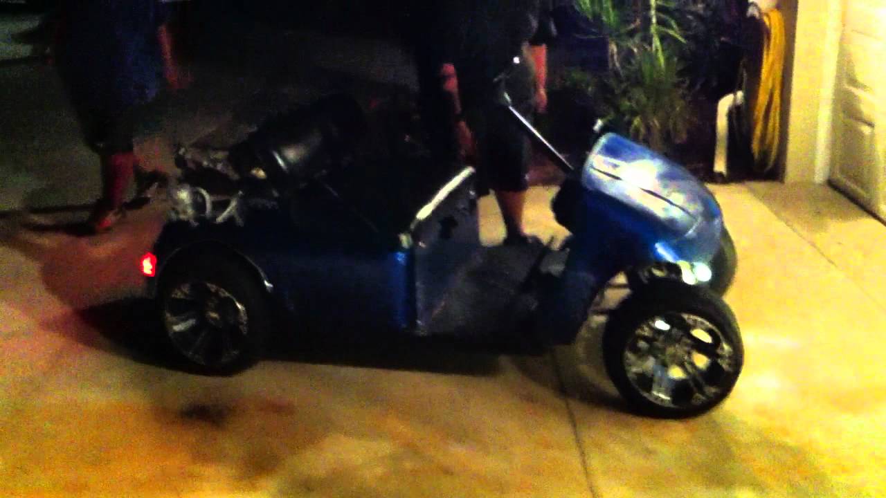 bagged golf cart YouTube