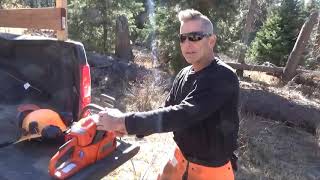 Firewood Collection & Chainsaw Safety - How To Use A Chainsaw And Not Die. Part 1