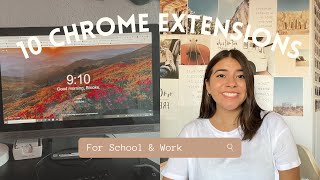 10 Chrome Extensions for School