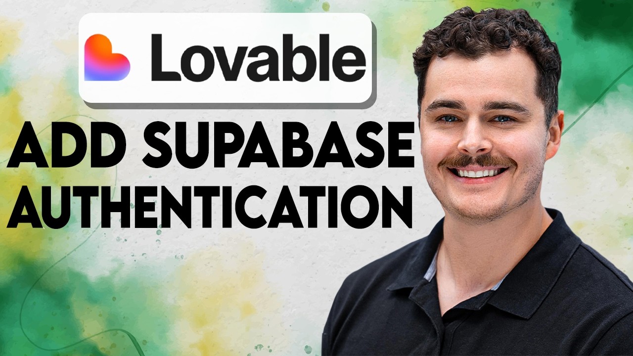 How To Add Supabase Authentication In Lovable [2026 Guide] - YouTube