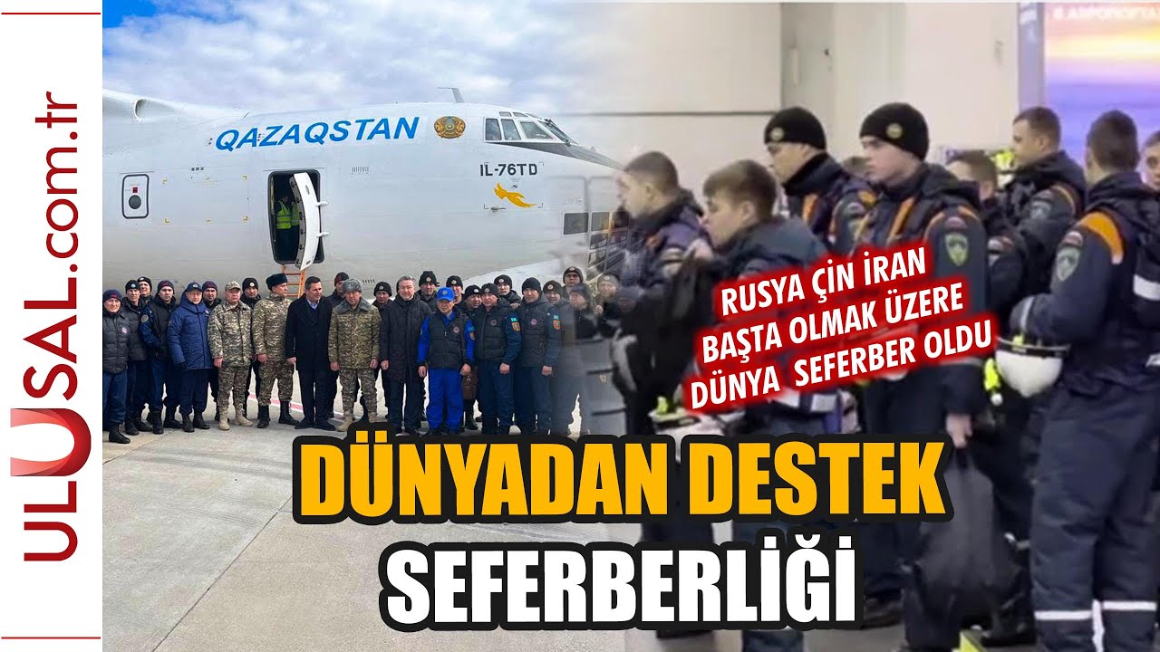 Dünyadan Türkiye'ye yardım eli