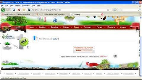 5 Mendaftar Domain dan Webhosting serta Menginstall Joomla di Freehostia