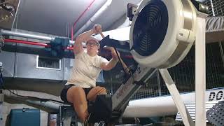 Video test paddle erg training