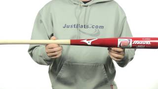 Mizuno Classic Maple Wood Baseball Bat: MZM62 Natural/Cherry Adult
