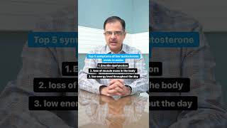Top 5 symptoms of low testosterone levels in males !