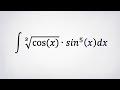 Неопределенный интеграл cos(x)^(1/3)*sin(x)^5