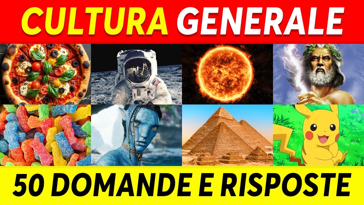 Quanto sei INTELLIGENTE...? 🤓🧠✅ | Cultura Generale | Sfida di 50 Domande