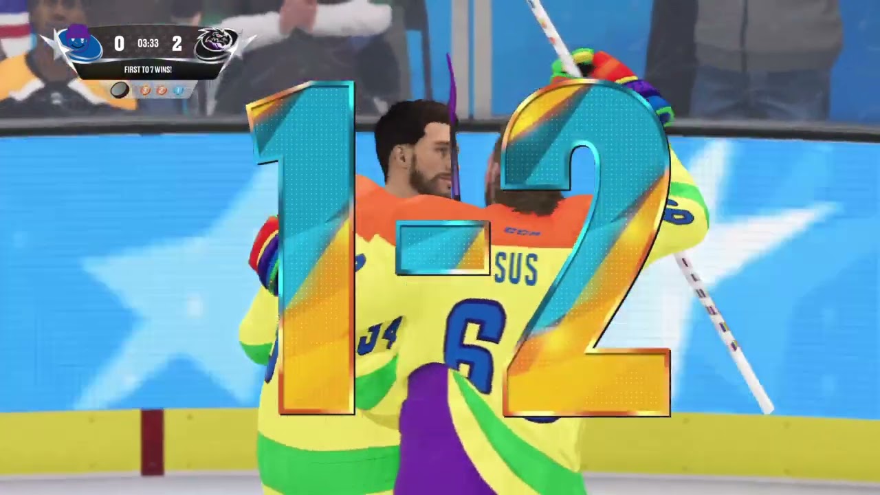 NHL 22 Threes Eliminator Full Gameplay - Funny Moments