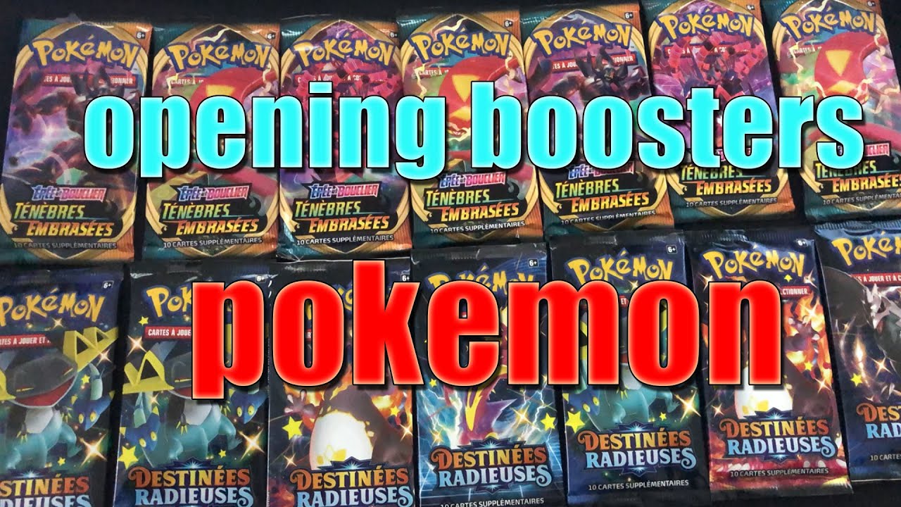 J'OUVRE DES BOOSTERS POKEMON