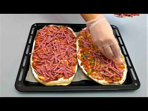 Самая простая пицца, вкусно и очень просто