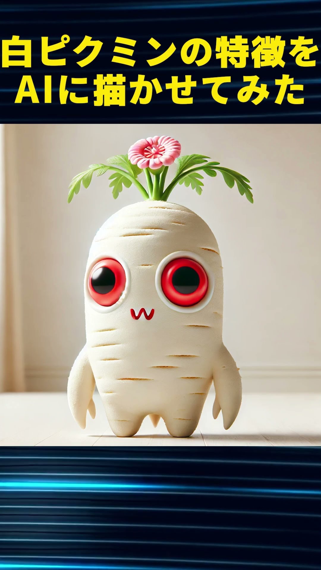 ピクミン】白ピクミンの特徴をAIに描かせてみた#ピクミン