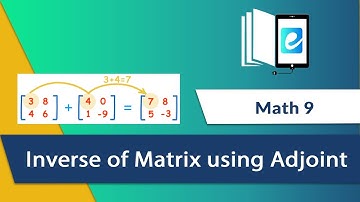 1.5.5 Inverse of matrix using Adjoint