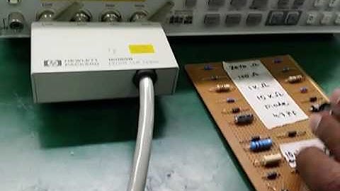 HP 4263B LCR Meter Repaired by Dynamics Circuit (S) Pte. Ltd.