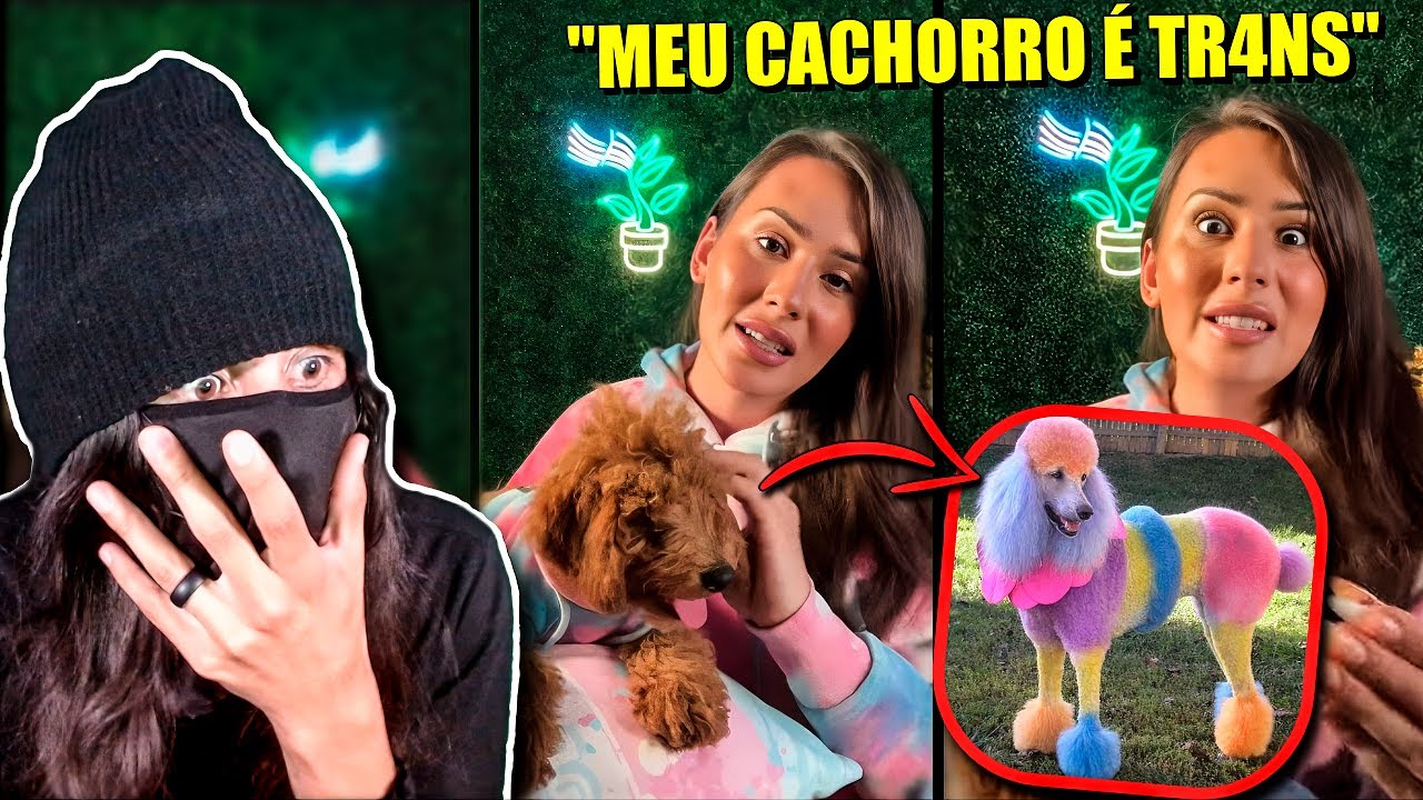 MILITANTE PASSA VERGONHA DIZENDO QUE SEU CACHORRO É TR4NS