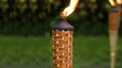 The Proper Easy Way to Mount How Install Free Standing Tiki Torch with 2" PVC in Your Yard Backyard