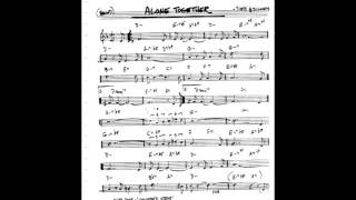 Vignette de la vidéo "Alone Together  Play along - Backing track (C key score violin/guitar/piano)"