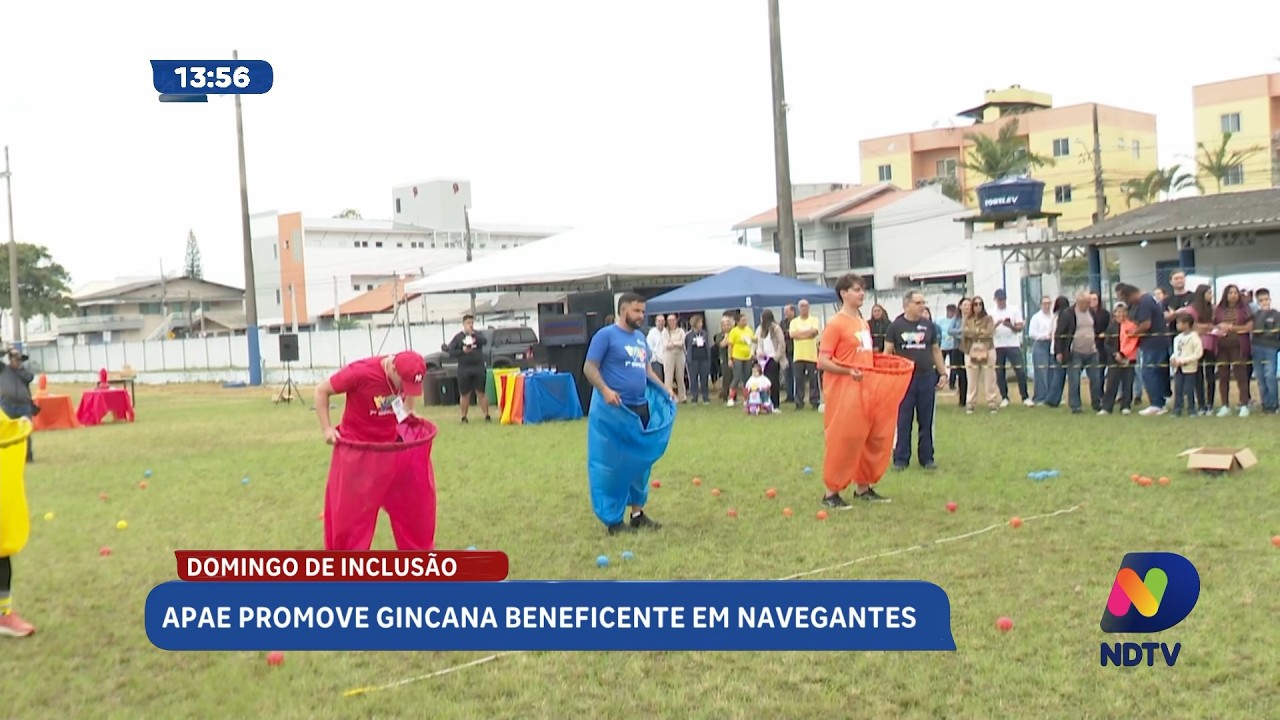 APAE promove gincana beneficente e reforça inclusão em Navegantes