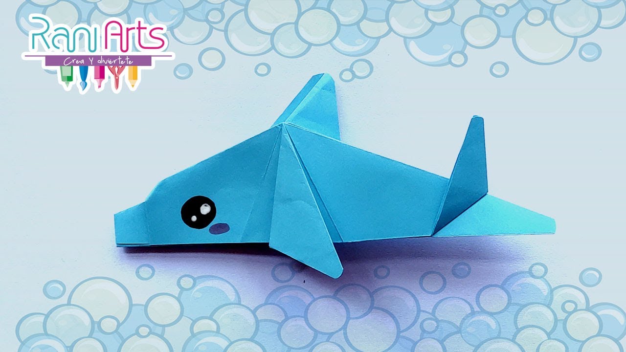 DELFIN ORIGAMI - DIY - ORIGAMI DOLPHIN - YouTube