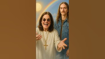 Ozzy Osbourne in Heaven with Metal Legends 🎸🥁🌌