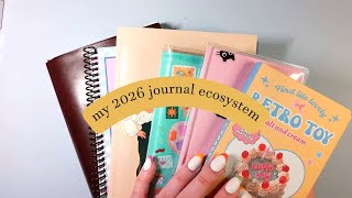 my 2026 journal ecosystem ♡