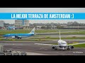 🇳🇱 El paraíso de los amantes de los aviones 🛫 en el aeropuerto de Amsterdam