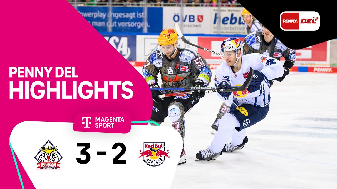 Pinguins Bremerhaven - EHC Red Bull München Highlights PENNY DEL 22/23