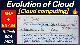 Evolution of Cloud Computing Explained in Hindi | Mainframe to Cloud | BCA , b.tech 