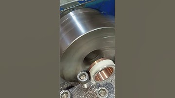 lathe machine Bush sizing process##cncsoftware #foryou ⚒️😎