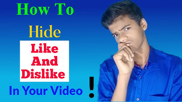 How To Hide Like And Dislike In Your YouTube Videos | 100% Working Trick |