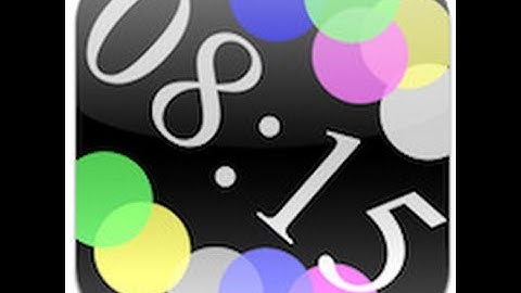 TOKITAMA - flowing clock FREE iPad App Demo - CrazyMikesapps