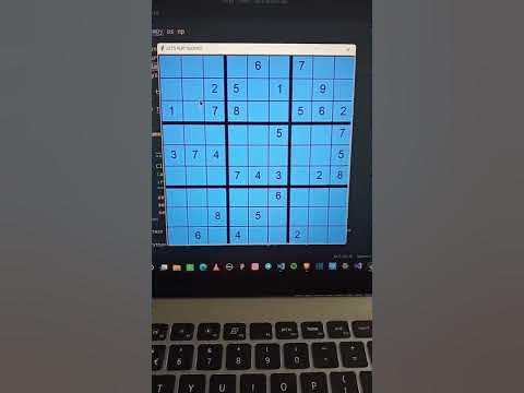 MAKE SUDOKU GAME USING PYTHON - YouTube