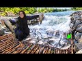 🐟🌊Kulthum's clever trick for catching fish:🏞️ buying clothes for the kids with fish money 👕❤️