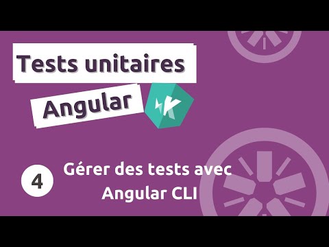Tutoriel tests unitaires Angular #4 - Gérer les tests avec Angular CLI