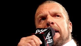 Triple H addresses his future: Raw, Aug. 27, 2012