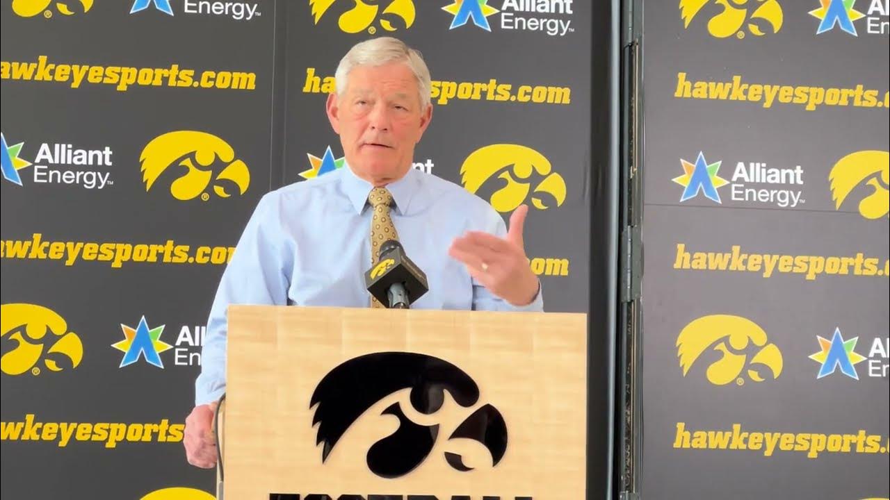 Kirk ferentz shares thoughts on college football transfer portal and