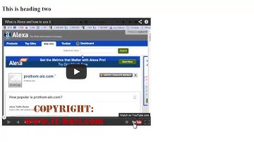 How To Embed  Youtube video in HTML and Css Tutorial // it bangla tutorial