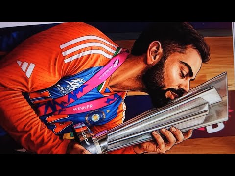 art sketch  is live outline virat kohli 