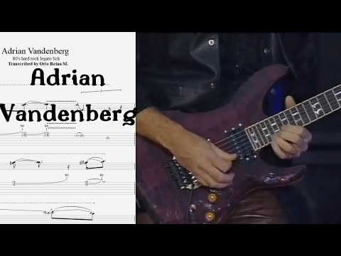 Adrian Vandenberg - INSANE 80s style hard rock LEGATO