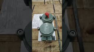 Emergency Stop push button.