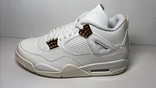 More Metallic Gold Jordan 4s & Restocks