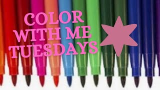 🖍 Color With Me Tuesdays 🖍 Advanced Color By Numbers