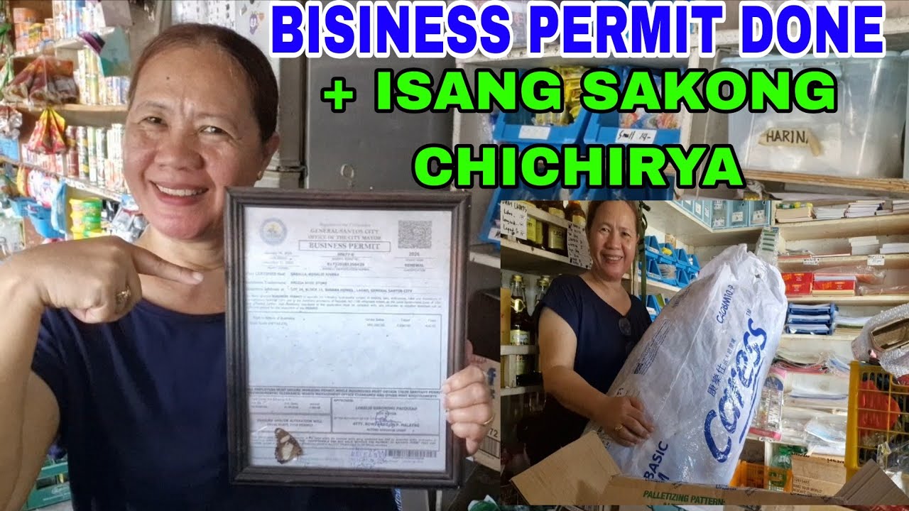 BUSINESS PERMIT DONE + ISANG SAKONG CHICHIRYA,MABENTA ITO PARA MAKABAWI SA GASTO