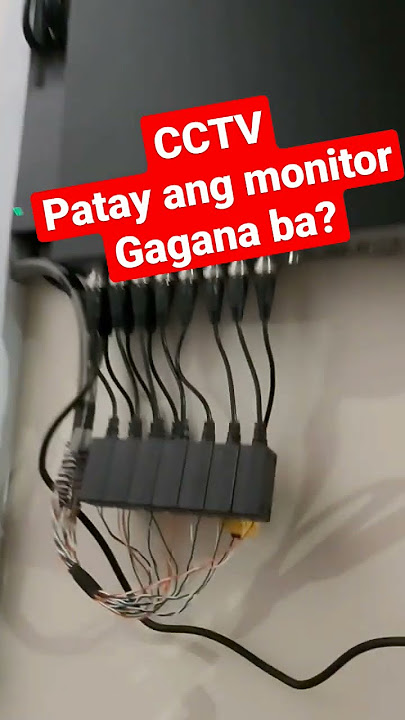 cctv mag rerecord ba kahit patay ang monitor?