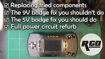 Atari Lynx II Repair: Will not turn on